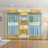 imageVIPEK Classic V6 Medium Wire Garment Rack Heavy Duty Clothes Rack for Hanging Clothes Metal Freestanding Closet Wardrobe Racks 598quot L x 146quot W x 764quot H Max Load 750lbs BlackGold