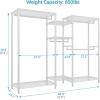 imageVIPEK Classic V6 Medium Wire Garment Rack Heavy Duty Clothes Rack for Hanging Clothes Metal Freestanding Closet Wardrobe Racks 598quot L x 146quot W x 764quot H Max Load 750lbs BlackWhite