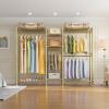 imageVIPEK Classic V6 Medium Wire Garment Rack Heavy Duty Clothes Rack for Hanging Clothes Metal Freestanding Closet Wardrobe Racks 598quot L x 146quot W x 764quot H Max Load 750lbs BlackGold