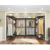 imageVIPEK L6 Garment Rack L Shaped Clothes Rack Heavy Duty Clothing Rack Metal Freestanding Closet with 7 Adjustable Shelves ampamp 4 Hanging Rods 433quotL x 433quotW x 764quotH Max Load 750LBS Medium Size BlackBlack