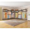 imageVIPEK V5L i1 Garment Rack Heavy Duty Clothes Rack with Dimmable LED Lights 3000K Warm White Metal Clothing Racks for Hanging Clothes Large Freestanding Wardrobe Closet for Bedroom BlackBlack