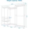 imageVIPEK V10 Garment Rack Large Size Heavy Duty Clothes Rack with Hanging Rods Adjustable Shelves ampamp 2 Slid Storage Baskets Wire Clothing Rack 689quot W x 157quot D x 764quot H Max Load 920 LBS BlackWhite