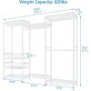imageVIPEK V10 Garment Rack Large Size Heavy Duty Clothes Rack with Hanging Rods Adjustable Shelves ampamp 2 Slid Storage Baskets Wire Clothing Rack 689quot W x 157quot D x 764quot H Max Load 920 LBS BlackWhite