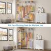 imageVIPEK V40 Wire Garment Rack Heavy Duty Clothes Rack for Hanging Clothes MultiFunctional Bedroom Clothing Rack Freestanding Closet Wardrobe Rack Max Load 1110lbs BlackWhite
