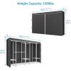 imageVIPEK V50C Black Portable Closet Rack with Black Cover Large Freestanding Wardrobe Closet Heavy Duty Clothes Rack Sturdy Clothing Rack for Hanging Clothes Max Load 1300lbsWhite Rack with Black Cover