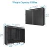 imageVIPEK V5C SE Covered Clothes Rack Heavy Duty Garment Rack with Cover and Adjustable Shelves Freestanding Portable Closet Wardrobe Closet Racks Black Clothing Rack with Black Upgarded Polyester CoverBlack Rack with Black Cover