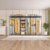 imageVIPEK V60 Extra Large Portable Closet Rack Heavy Duty Clothing Rack for Hanging Clothes Freestanding Wardrobe Metal Closet for Bedroom Storage and Organizer Load 1620lbs BlackBlack
