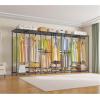 imageVIPEK V70 Extra Large Clothes Rack Heavy Duty Garment Rack Freestanding Wardrobe Metal Closet for Hanging Clothes Bedroom Organizer and Storage Max Load 1670lbs BlackBlack