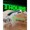 imageCordless Electric Scissors4V Rechargeable Fabric Cutter HSS Blades for Sewing Quilting Cardboard Carpet320RPM