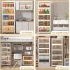 imageExtra Large Stackable Storage Binswith lids ampamp Wheels Foldable Collapsible Closet Organizers1344QT168QT42GAL8Pack Plastic Containers with door ampamp drawers for bedroom DormWhite168QT