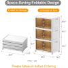 imageExtra Large Stackable Storage Bins with Lids ampamp Wheels ampamp Door 448QT112QT28GAL4Pack Foldable Collapsible Closet Organizers Plastic containers drawers for bedroom DormWhite160QT