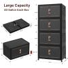 image:imageExtra Large Stackable Storage Bins Lockable Storage Bins with Lids Folding Storage box with Doors and Wheels Collapsible Plastic Drawers for Home Garage Office 4 Black MediumBlack