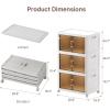 image:imageExtra Large Stackable Storage Bins Lockable Storage Bins with Lids Folding Storage box with Doors and Wheels Collapsible Plastic Drawers for Home Garage Office 4 Black MediumWhite