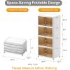 image:imageExtra Large Stackable Storage Bins with Lids amp Wheels amp DoorFoldable Collapsible Closet Organizers Plastic containers drawers for bedroom Dorm Dark120qt 4Pack with 1 top lidWhite160QT