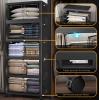 image:imageUAMFURI Extra Large Stackable Storage Bins with Lids amp Wheels Foldable Plastic Storage Bins 1 White 302080Black