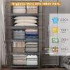 image:imageUAMFURI Extra Large Stackable Storage Bins with Lids amp Wheels Foldable Plastic Storage Bins 1 White 302080Black