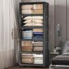image:imageUAMFURI Extra Large Stackable Storage Bins with Lids amp Wheels Foldable Plastic Storage Bins 1 White 302080Black