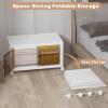 image:imageUAMFURI Extra Large Stackable Storage Bins with Lids amp Wheels Foldable Plastic Storage Bins 1 White 302080white