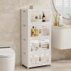 image:imageUAMFURI Stackable Storage Bins with Doors amp Lids amp Wheels Foldable Collapsible Closet Organizers Large Storage Cabinet for Bedroom Dorm 6 LM
