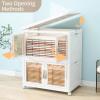 image:imageUAMFURI Stackable Storage Bins with Doors amp Lids amp Wheels Foldable Collapsible Closet Organizers Large Storage Cabinet for Bedroom Dorm 6 LXL