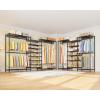 image:imageVIPEK S3X Expandable Clothes Rack Industrial Pipe Closet System Adjustable from 511 to 87 with 6Tier Shoe Shelves Heavy Duty Garment Rack Space Saving Wall Closet OrganizerS3X