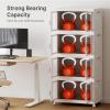 image:imageUAMFURI Stackable Storage Bins with Lids Clear Doors Large Storage Cabinet Foldable Collapsible Closet Organizers for Bedroom Dorm Office 4 White 160 QuartsWhite