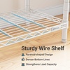 image:imageVIPEK V7S Clothes Rack Heavy Duty Max Load 720lbs Garment Rack with 7 Tiers Adjustable Shelves Portable Closet Metal Sturdy Wardrobe Storage System for Walkin Closet BlackWhite