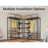 image:imageVIPEK V7S Clothes Rack Heavy Duty Max Load 720lbs Garment Rack with 7 Tiers Adjustable Shelves Portable Closet Metal Sturdy Wardrobe Storage System for Walkin Closet BlackBlack