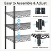 image:imageVIPEK V7S Clothes Rack Heavy Duty Max Load 720lbs Garment Rack with 7 Tiers Adjustable Shelves Portable Closet Metal Sturdy Wardrobe Storage System for Walkin Closet BlackGold